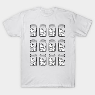 Man in a Jar Sticker Sheet T-Shirt